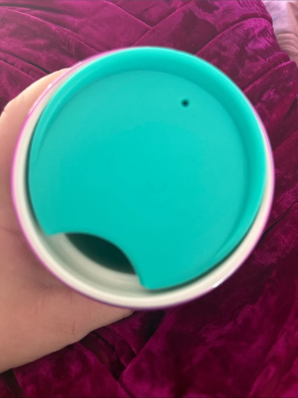 Starbucks Iridescent Rainbow Ceramic Short Mug